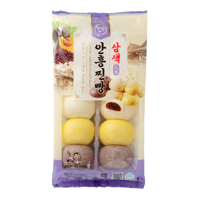 MILWON 3 Colors Steamed Bun 500g (Frozen) (Case 20)