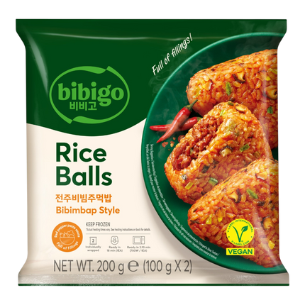 CJ BIBIGO Plant-Based Rice Ball Bibimbap 200g (Frozen) (Case 10)