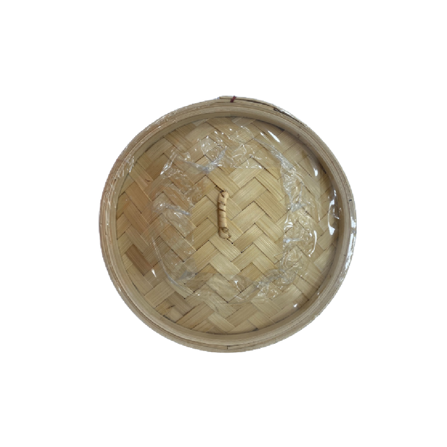 Longdan Bamboo Steamer Set 7 Inches (1 base, 1 lid) (Case 20)