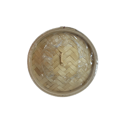 Longdan Bamboo Steamer Set 10 Inches (1 base, 1 lid) (Case 20)