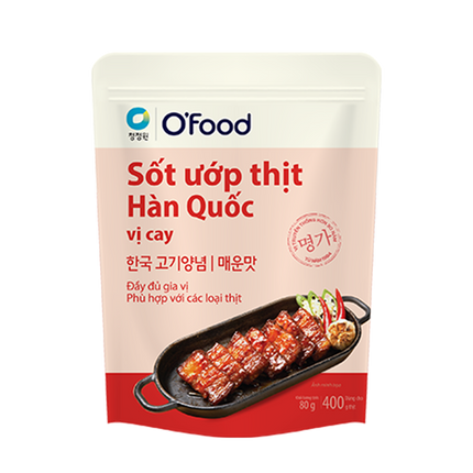O'Food Korean Marinate Sauce - Spicy 80g - Longdan Official Online Store