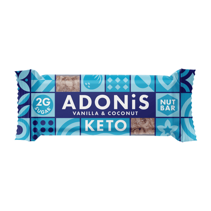 Adonis Keto Vanilla Coconut Nut Bar 35g - Longdan Official Online Store