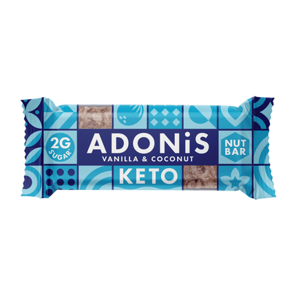 Adonis Keto Vanilla Coconut Nut Bar 35g - Longdan Official Online Store