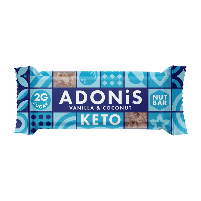 Adonis Keto Vanilla Coconut Nut Bar 35g - Longdan Official Online Store
