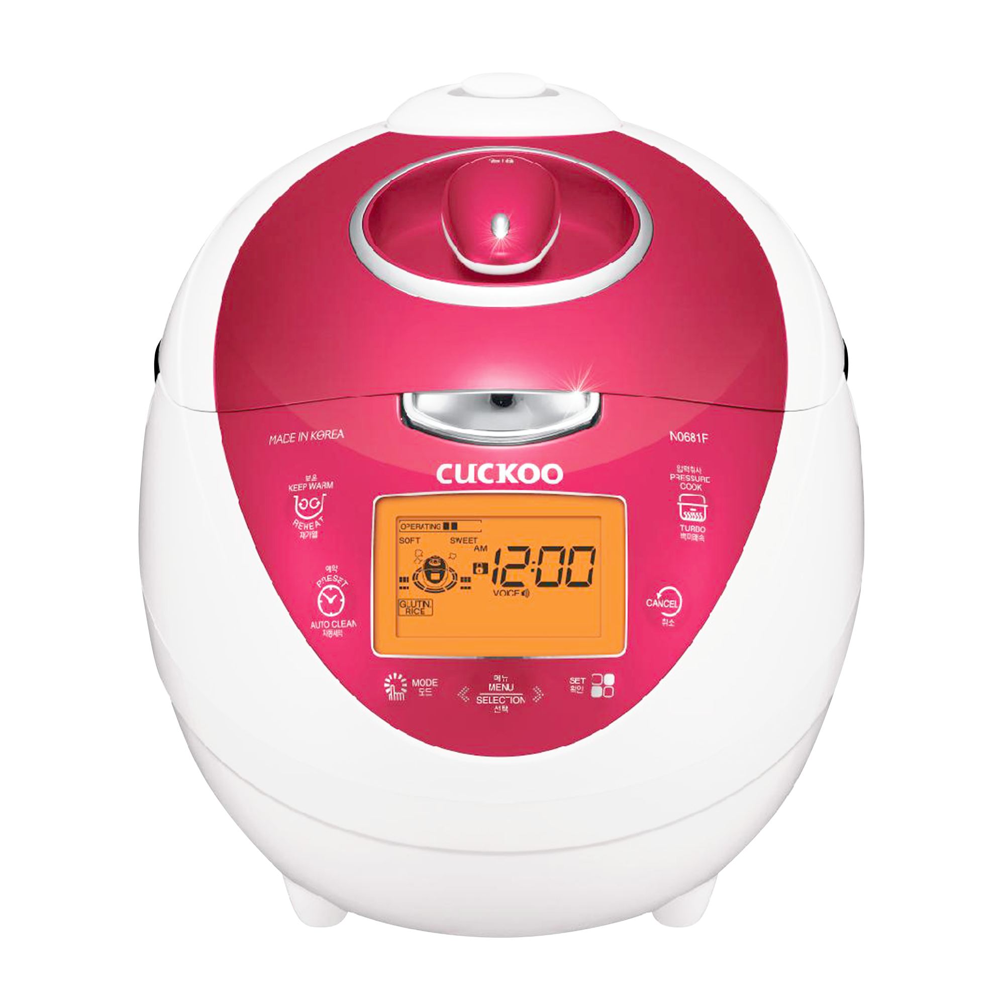 CUCKOO Pressure Rice Cooker (For 6) CRP-N0681F 1.08L - Longdan Official Online Store