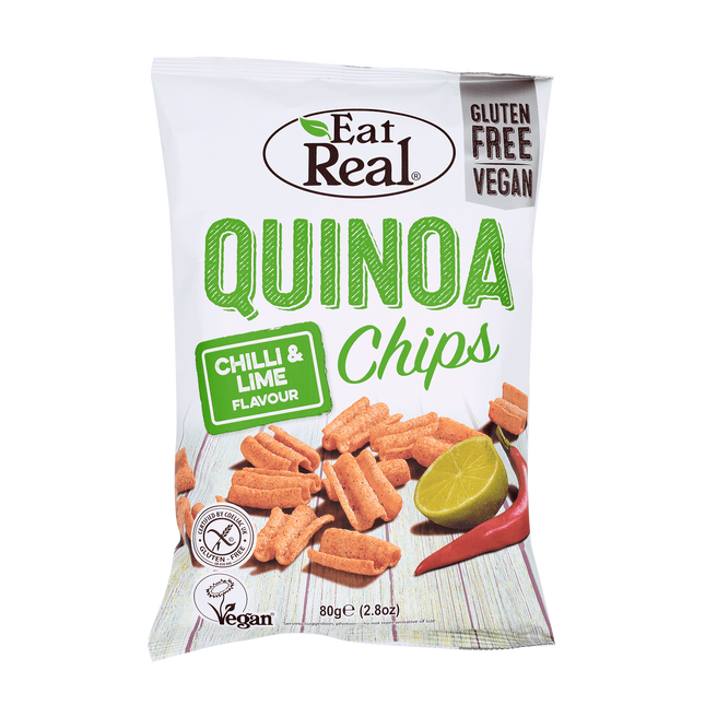 EAT REAL Quinoa Chips Chilli Lime 80g - Longdan Online Supermarket