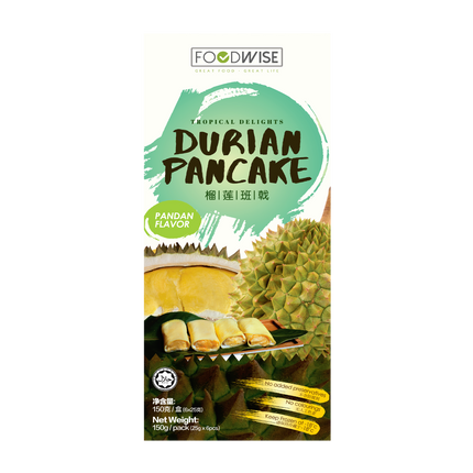 FOODWORTH Durian Pandan Pancake 150g (Frozen) - Longdan Official Online Store