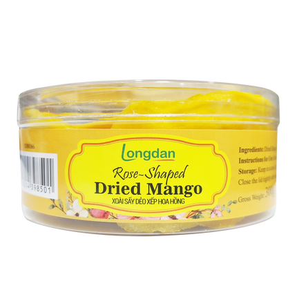 Longdan Rose - Shaped Dried Mango - Longdan Official Online Store