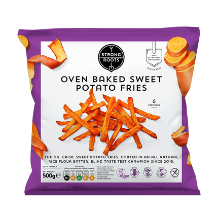 STRONG ROOTS Oven Baked Sweet Potato 500g (Frozen) - Longdan Official Online Store
