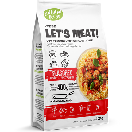 Cultured Food Let's Meat! Vegan soy-free ground meat seasoned 150g - Longdan Online Supermarket