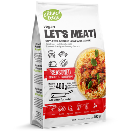 Cultured Food Let's Meat! Vegan soy-free ground meat seasoned 150g - Longdan Online Supermarket
