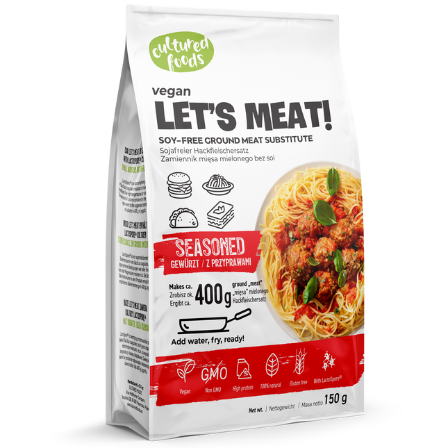 Cultured Food Let's Meat! Vegan soy-free ground meat seasoned 150g - Longdan Online Supermarket