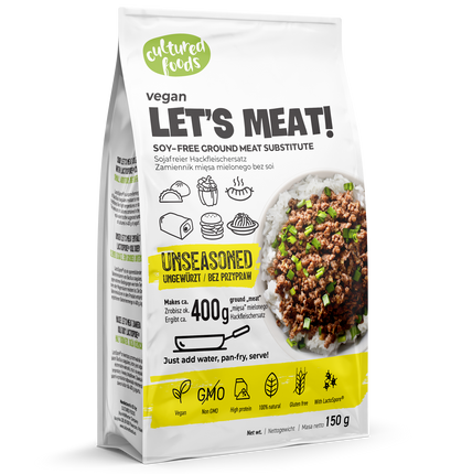 Cultured Food Let's Meat! Vegan soy-free ground meat unseasoned 150g - Longdan Online Supermarket