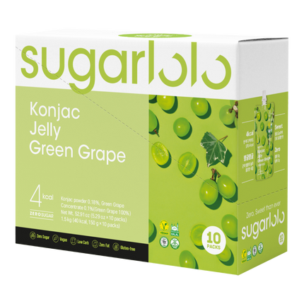 SUGARLOLO Jelly Drink Green Grape 150g (Case 40)