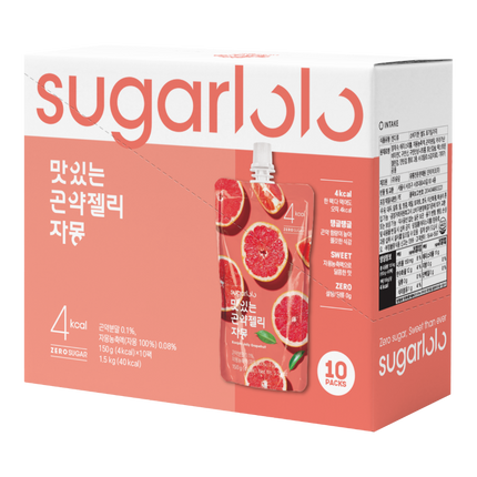 SUGARLOLO Jelly Drink Grapefruit 150g (Case 40)