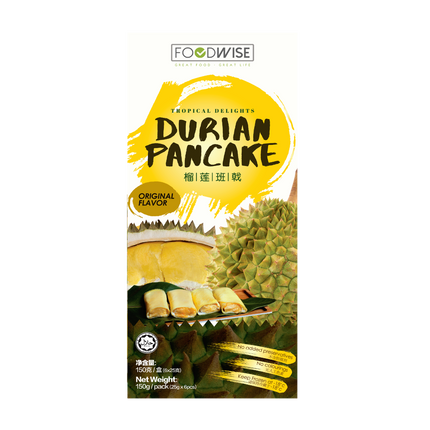 FOODWORTH Original Durian Pancake 150g (Frozen) - Longdan Official Online Store