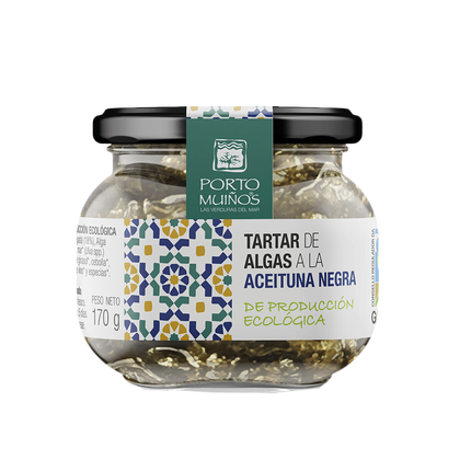 Porto Muinos Organic Seaweed Tartar with black olives 170g - Longdan Official Online Store
