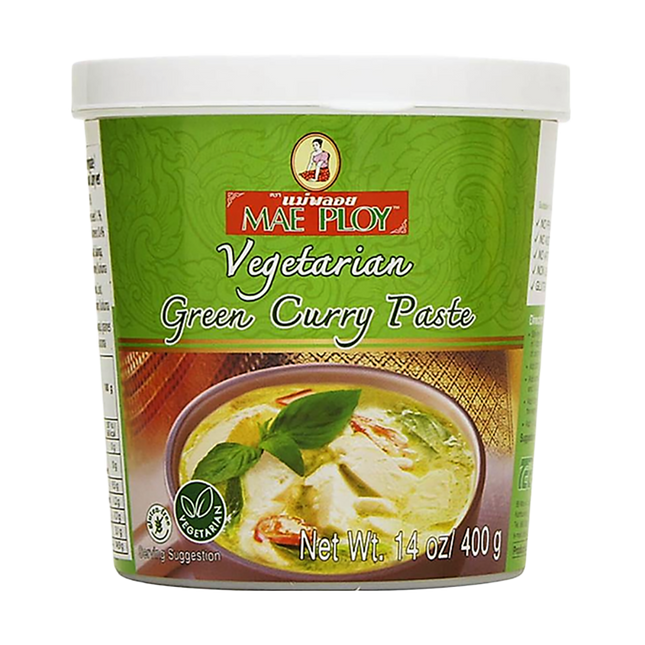Mae Ploy Vegetarian Green Curry Paste 400g - Longdan Official