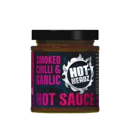 Hot Headz Smoked Chilli Garlic Hot Sauce 185ml - Longdan Official Online Store