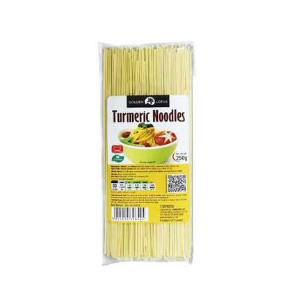 Golden Lotus Turmeric Noodles 250g (Case 20)