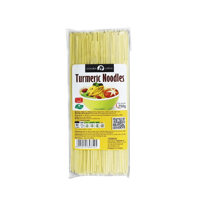 Golden Lotus Turmeric Noodles 250g (Case 20)