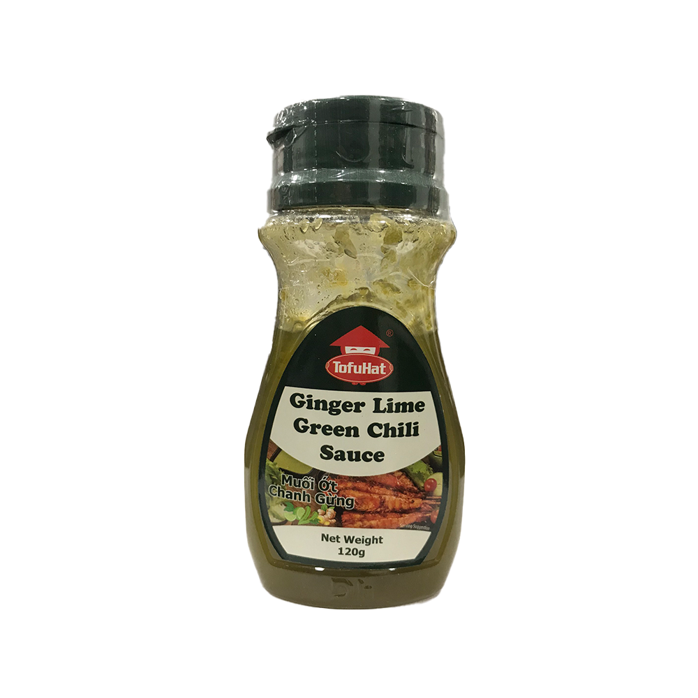 Tofuhat Ginger Lime Green Chili Sauce 120g (Case 24)