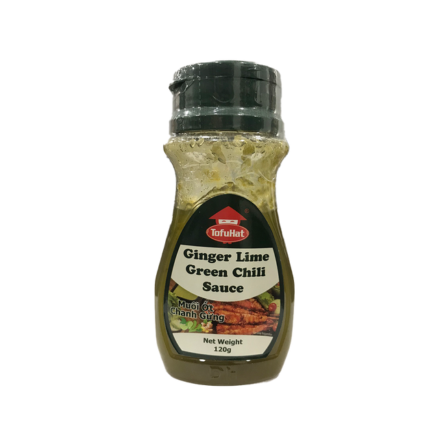 Tofuhat Ginger Lime Green Chili Sauce 120g (Case 24)