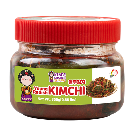 KIM'S KITCHEN Young Radish Kimchi 300g (Case 12)