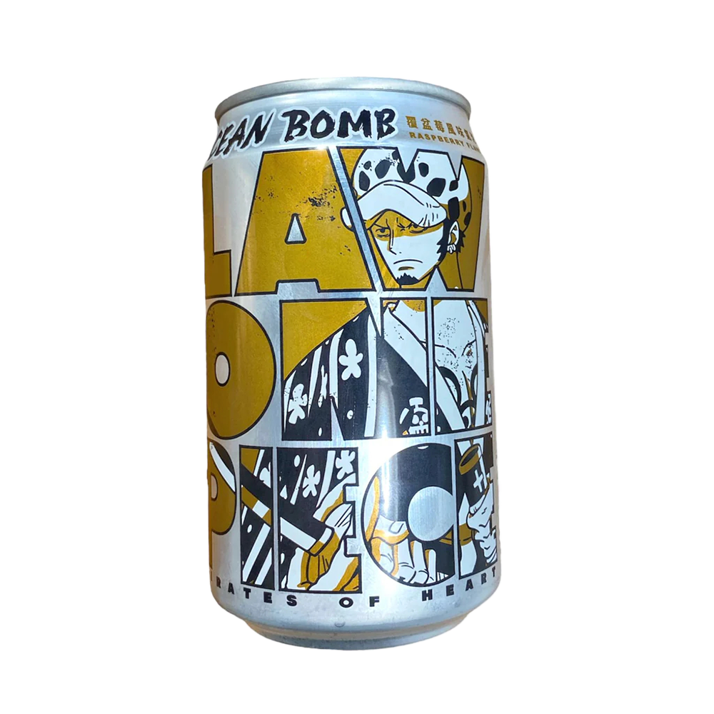Y.H.B Ocean Bomb & One Piece Law Raspberry 330ml (Case 24)