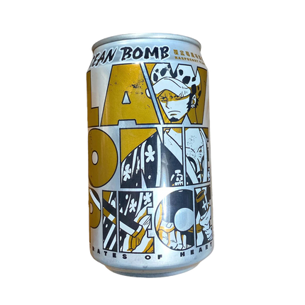 Y.H.B Ocean Bomb & One Piece Law Raspberry 330ml (Case 24)