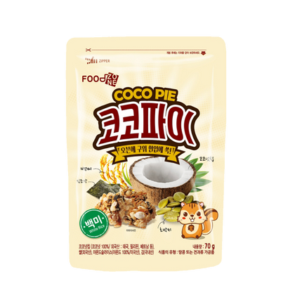 FOOD ZONE Coco Pie White Rice 70g (Case 20)
