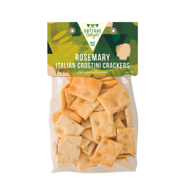COTTAGE DELIGHT Rosemary Italian Crostini Crackers 170g - Longdan Official