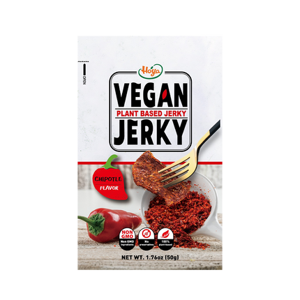 Hoya Vegan Jerky- Chipotle Flavour 50g (Case 48)