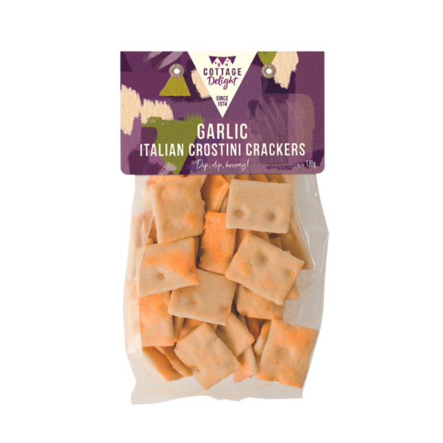 COTTAGE DELIGHT Garlic Italian Crostini Crackers 170g - Longdan Official