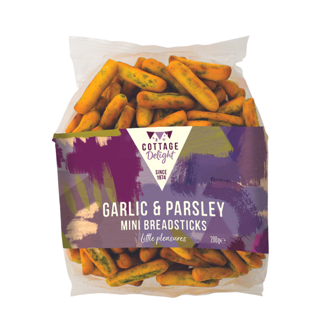 COTTAGE DELIGHT Garlic & Parsley Mini Breadsticks 200g - Longdan Official
