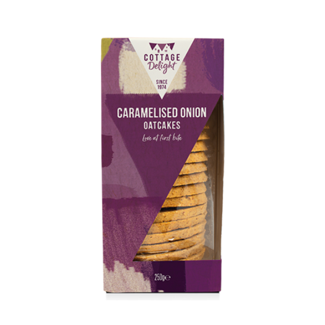 COTTAGE DELIGHT Caramelised Onion Oatcakes 250g - Longdan Official