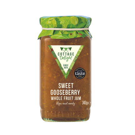 COTTAGE DELIGHT Sweet Gooseberry Whole Fruit Jam 340g - Longdan Official