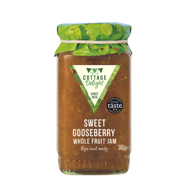 COTTAGE DELIGHT Sweet Gooseberry Whole Fruit Jam 340g - Longdan Official