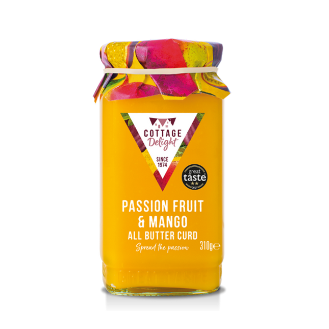 COTTAGE DELIGHT Passion Fruit & Mango All Butter Curd 310g - Longdan Official