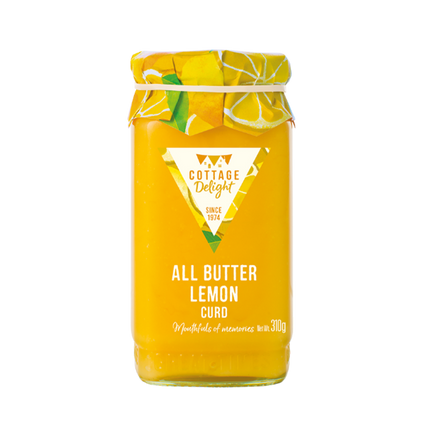 COTTAGE DELIGHT All Butter Lemon Curd 310g - Longdan Official