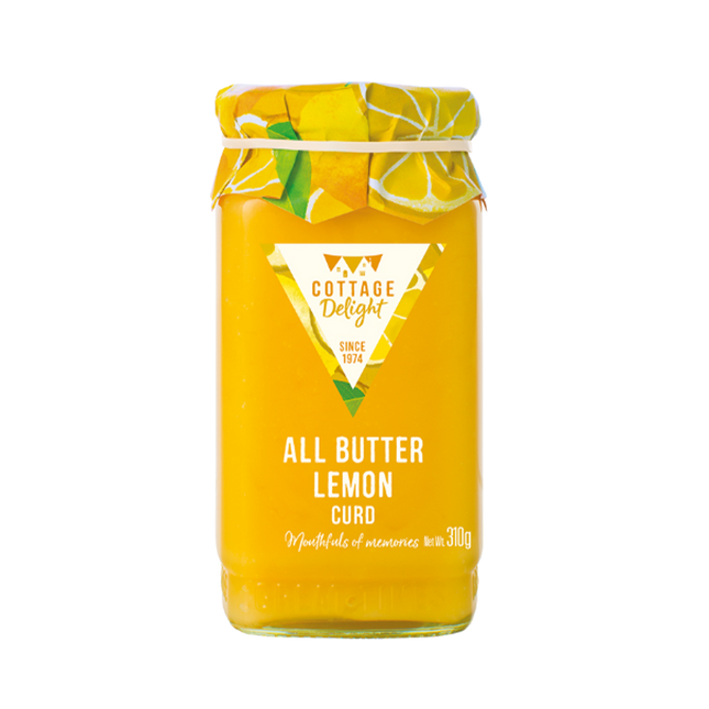 COTTAGE DELIGHT All Butter Lemon Curd 310g - Longdan Official
