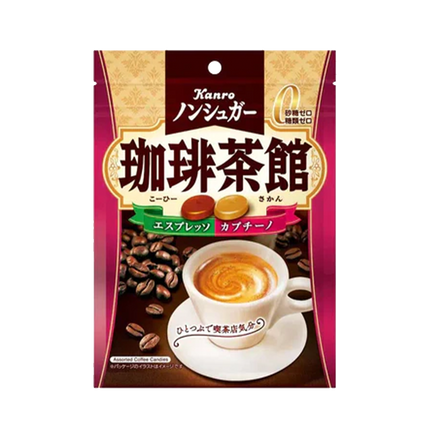 KANRO No Sugar Coffee Candy 72g (Case 6)