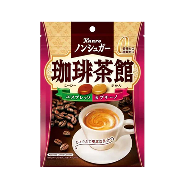 KANRO No Sugar Coffee Candy 72g (Case 6)