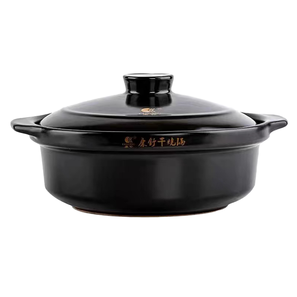 KANG SHU Black Dry Frying Pan 26 x 9cm, 2450ml (Case 8)
