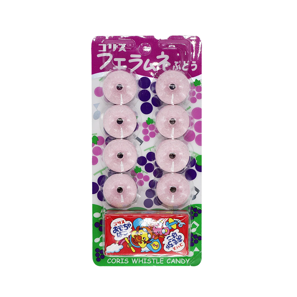 CORIS Whistle Ramune Candy Grape Flavour 22g (Case 20)