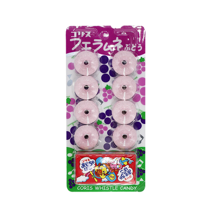 CORIS Whistle Ramune Candy Grape Flavour 22g (Case 20)