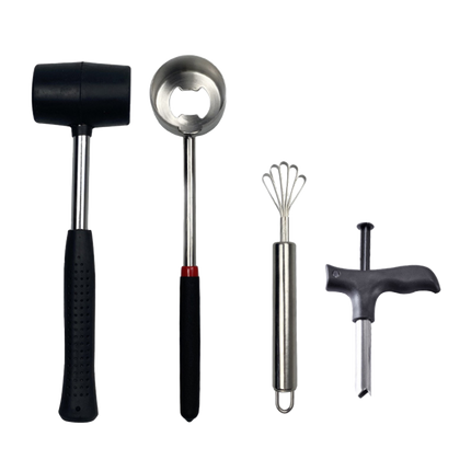 Longdan Coconut Opener Set 4pcs (Case 36)