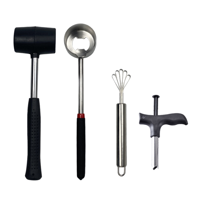 Longdan Coconut Opener Set 4pcs (Case 36)