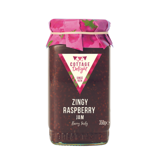 COTTAGE DELIGHT Zingy Raspberry Jam 350g - Longdan Official