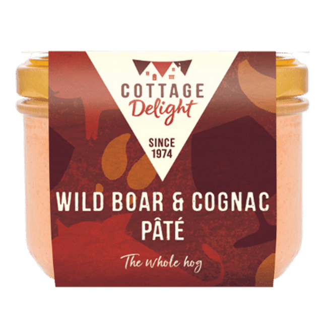 COTTAGE DELIGHT Wild Boar & Cognac Pate 190g - Longdan Official